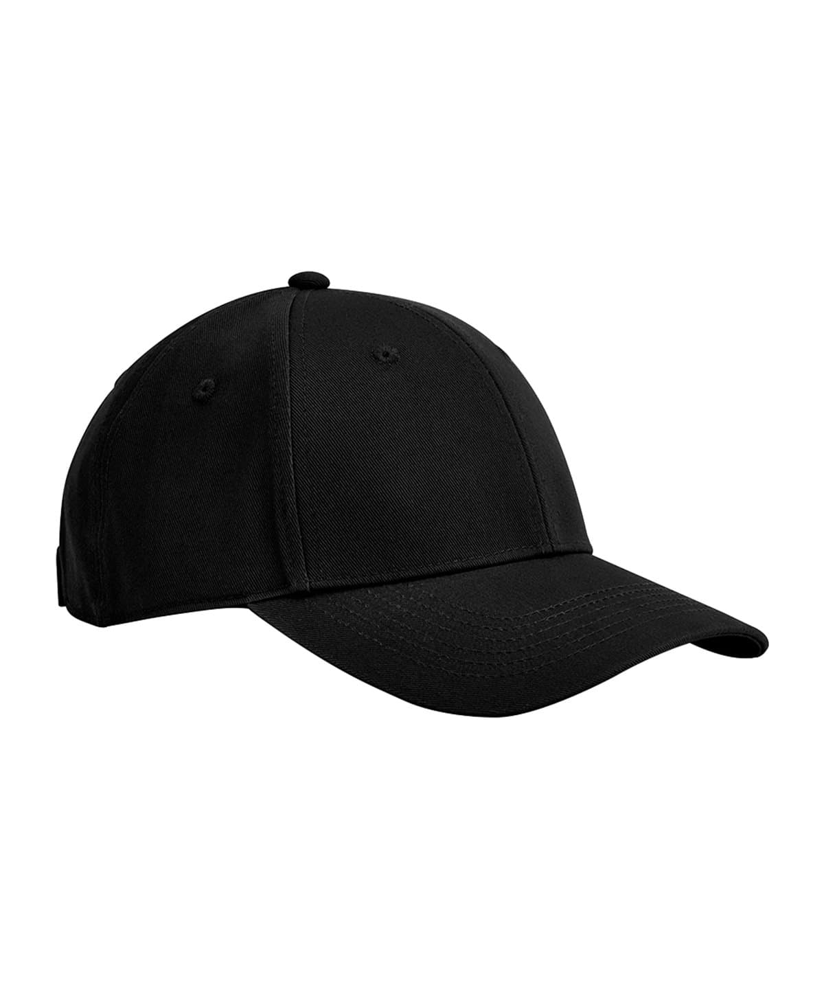 EarthAware® junior classic organic cotton 6-panel cap — Size One size, Colour Black