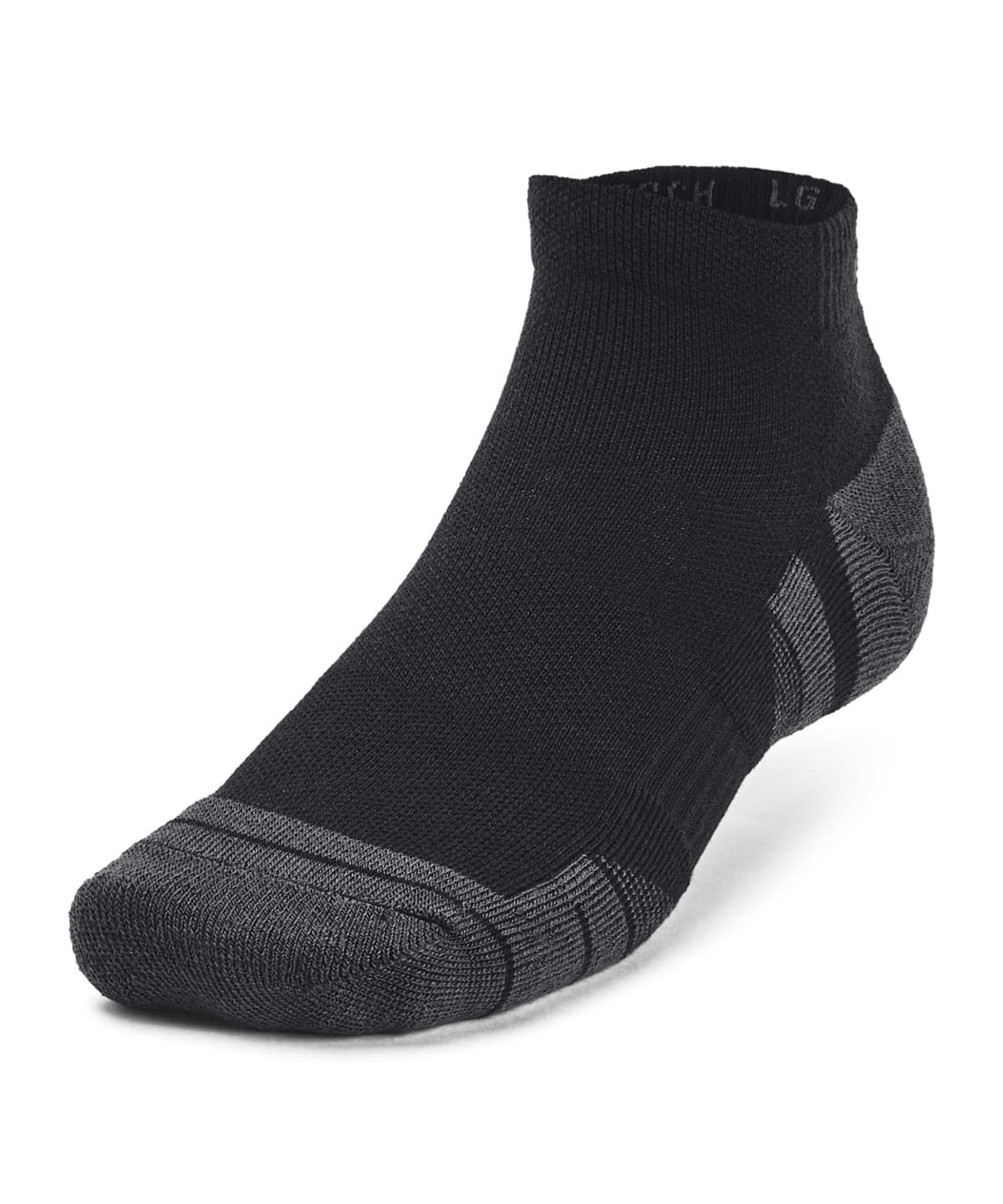 UA Performance tech 3-pack low cut socks — Size L, Colour Black