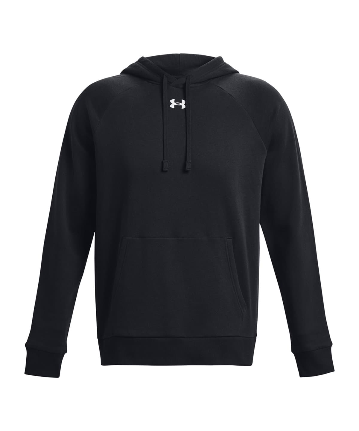 UA Rival fleece hoodie — Size 2XL, Colour Black/White
