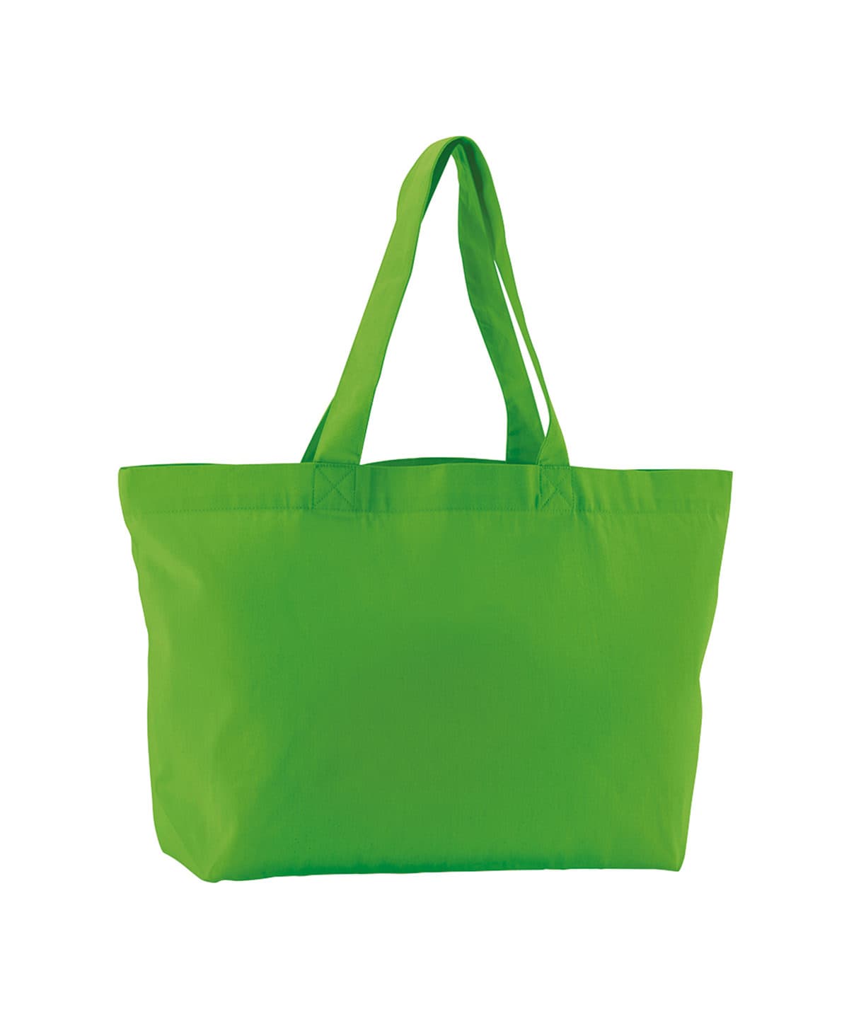 EarthAware® organic twill shopper — Size One size, Colour Apple Green