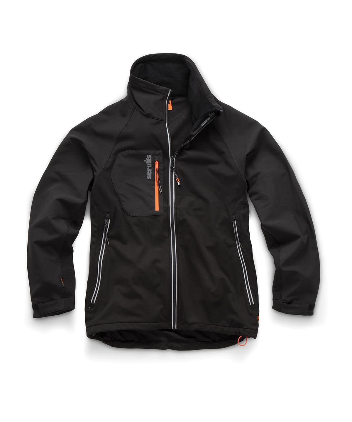 Trade Flex softshell jacket — Size 2XL, Colour Black