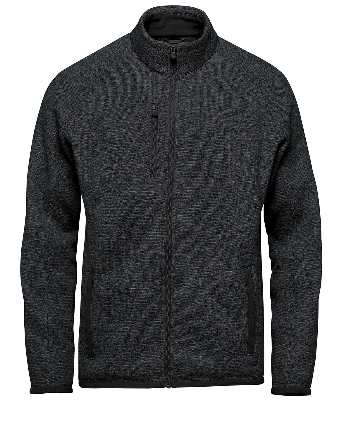 Avalante full-zip fleece jacket — Size 2XL, Colour Black Heather