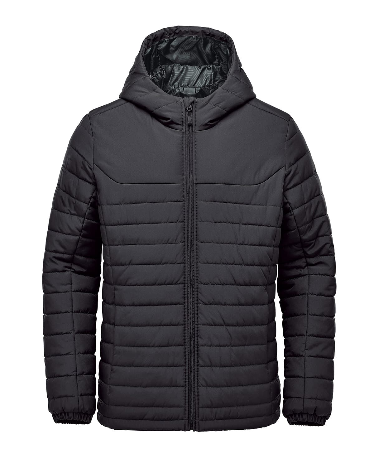 Nautilus quilted hooded jacket — Size 2XL, Colour Black