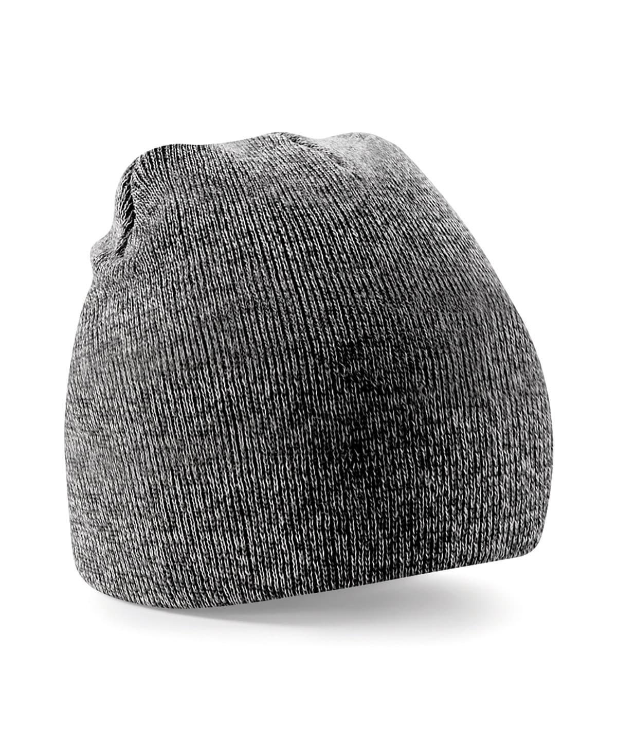 Two-tone pull-on beanie — Size One Size, Colour Antique Grey