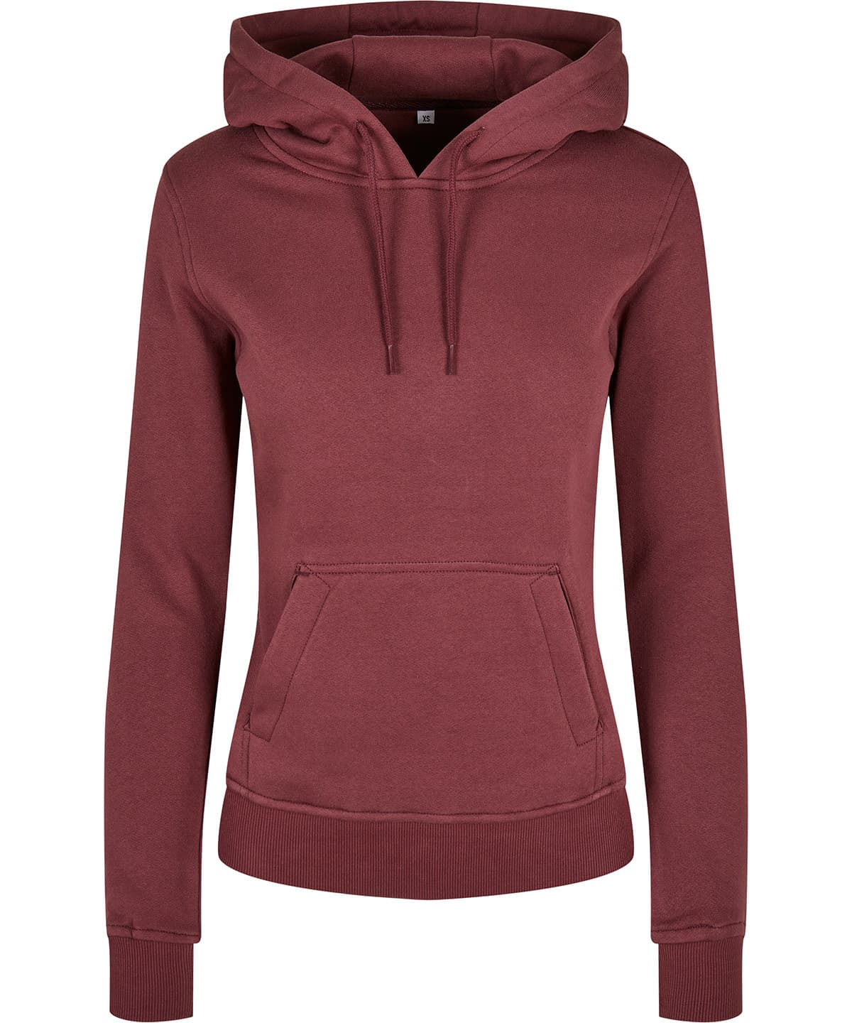 Women's organic hoodie — Size 2XL, Colour Cherry
