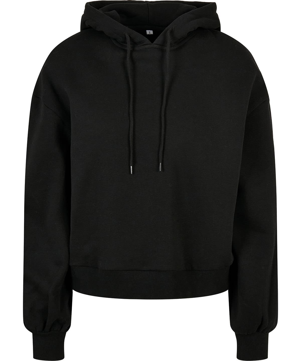 Women's organic oversized hoodie — Size 2XL, Colour Black