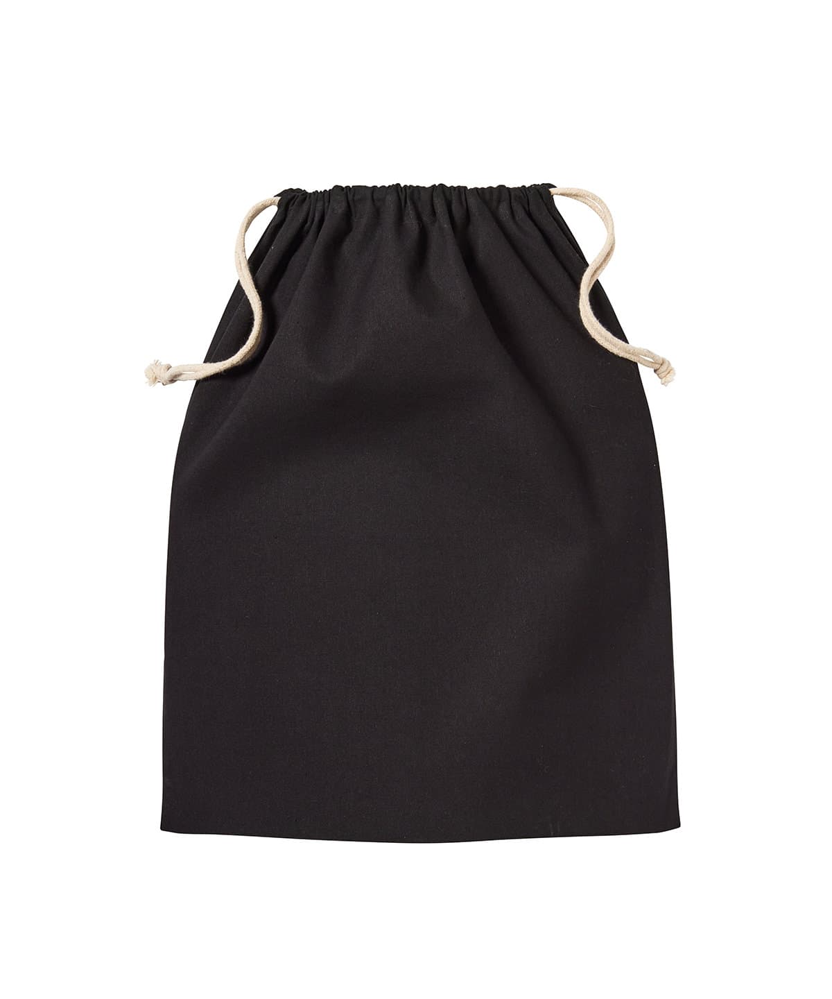 Organic cotton stuff bag — Size 2XS, Colour Black