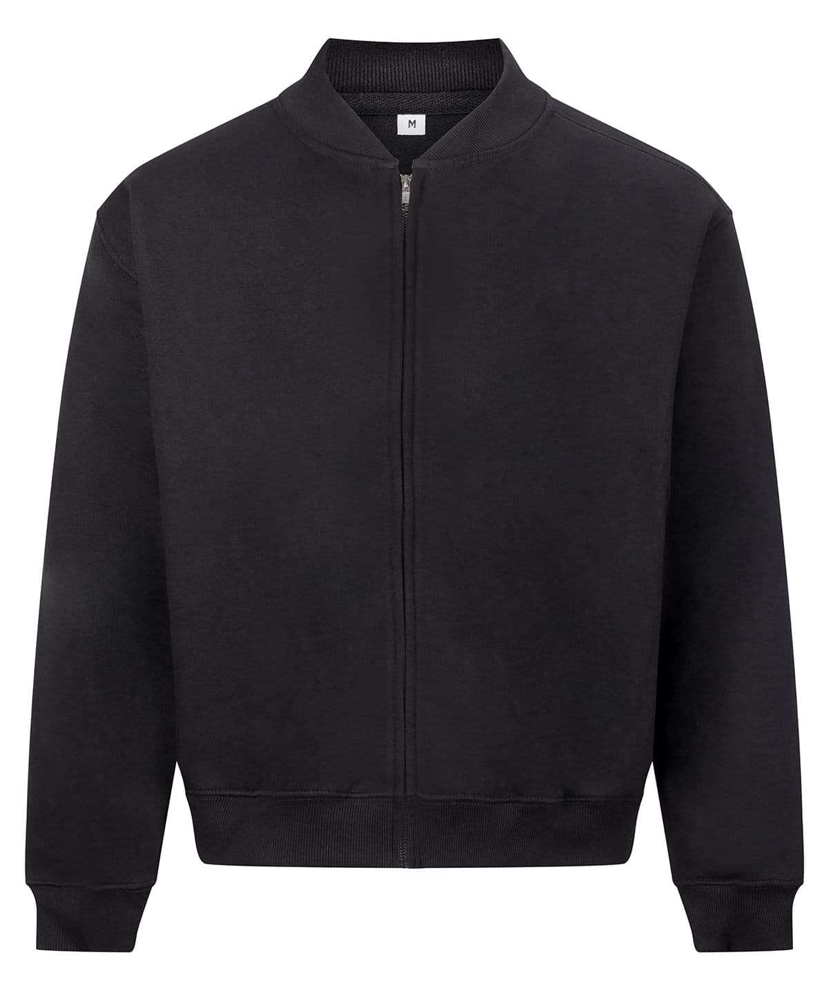 Signature heavyweight bomber sweat — Size 2XL, Colour Deep Black