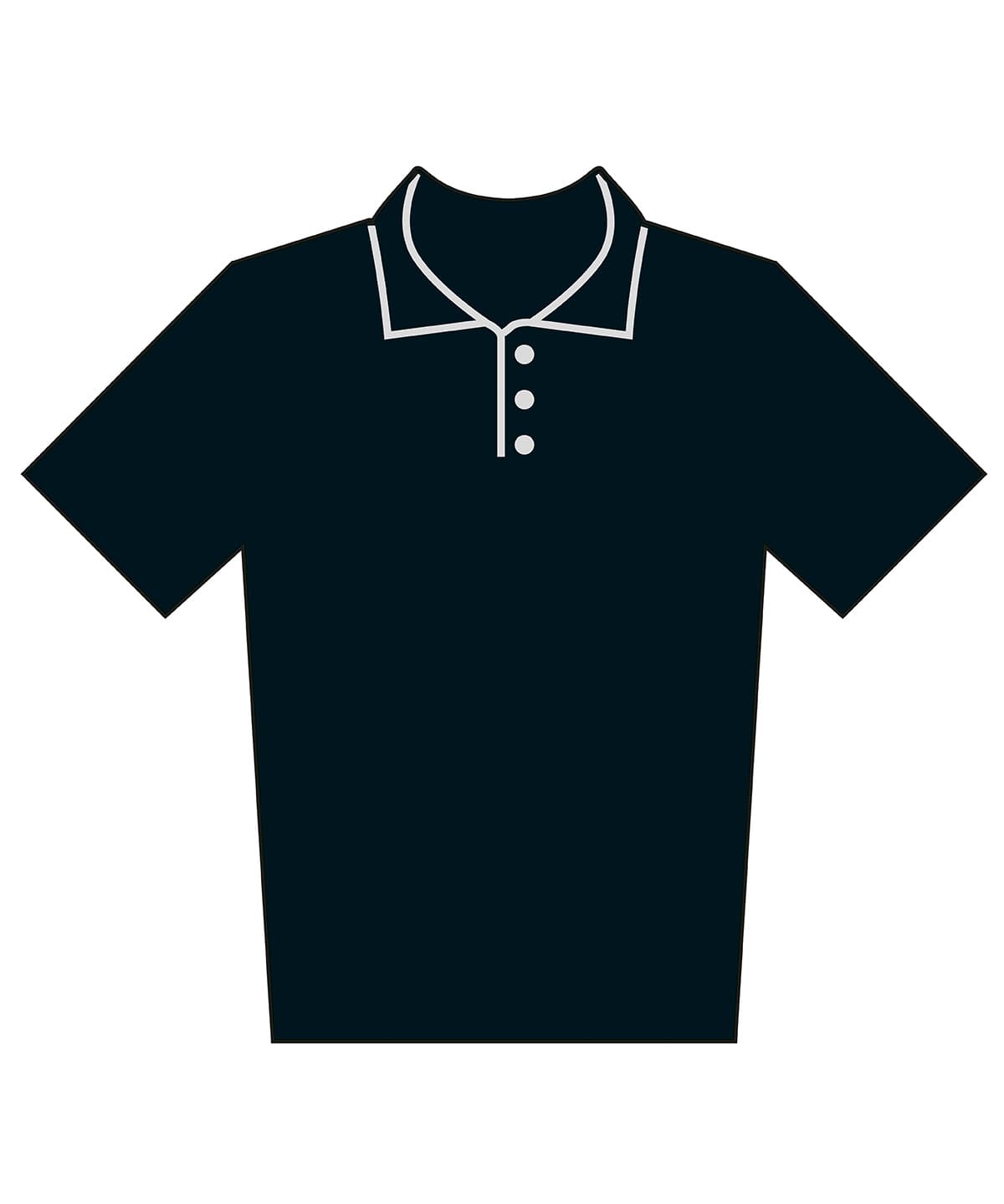 Kids team polo shirt — Size 11/12, Colour Black
