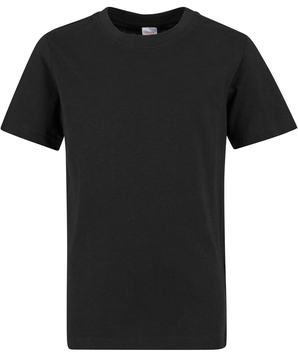 Kids basic regular fit tee — Size 11/12, Colour Black