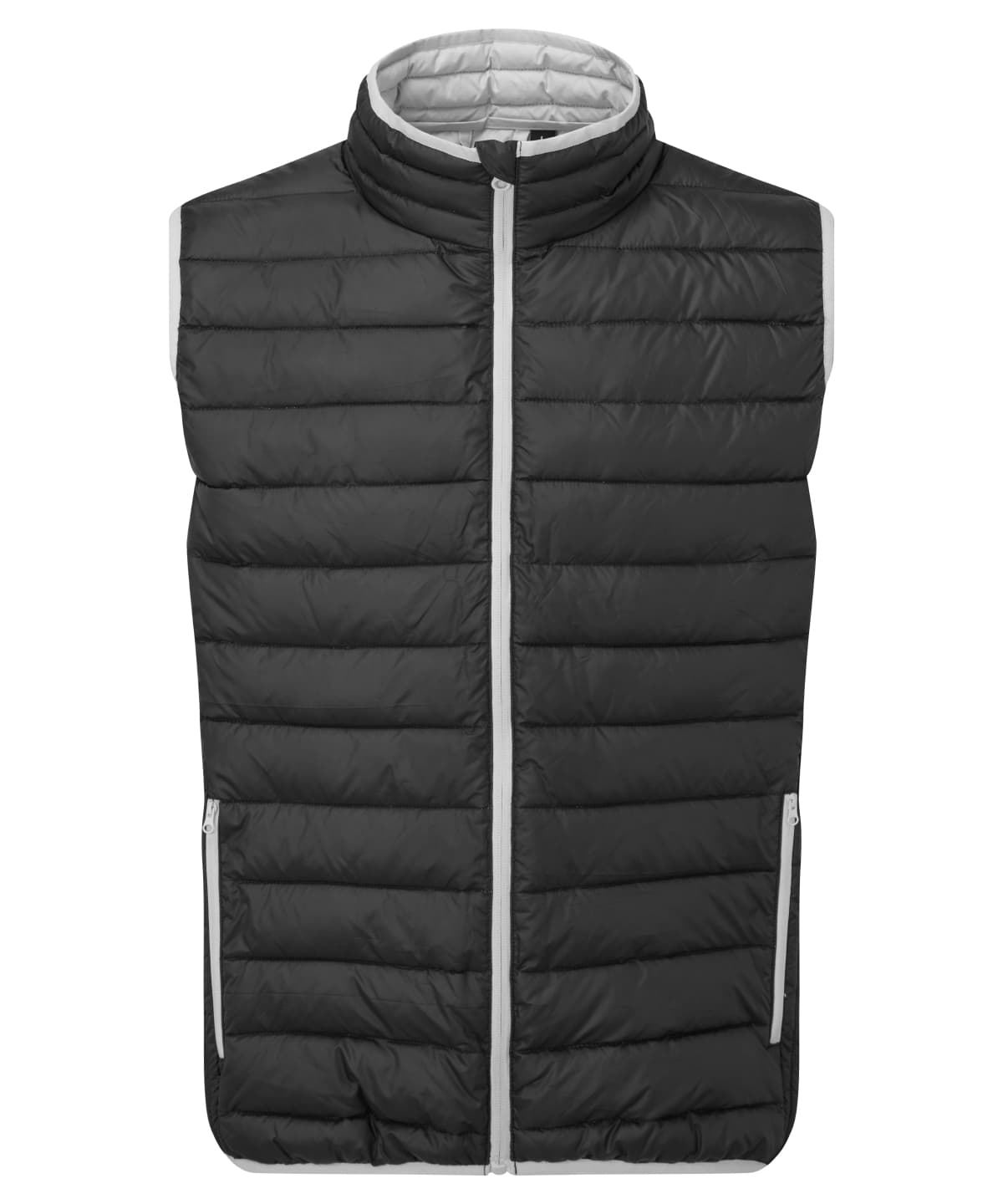 Traverse padded gilet — Size 2XL, Colour Black/Light Grey