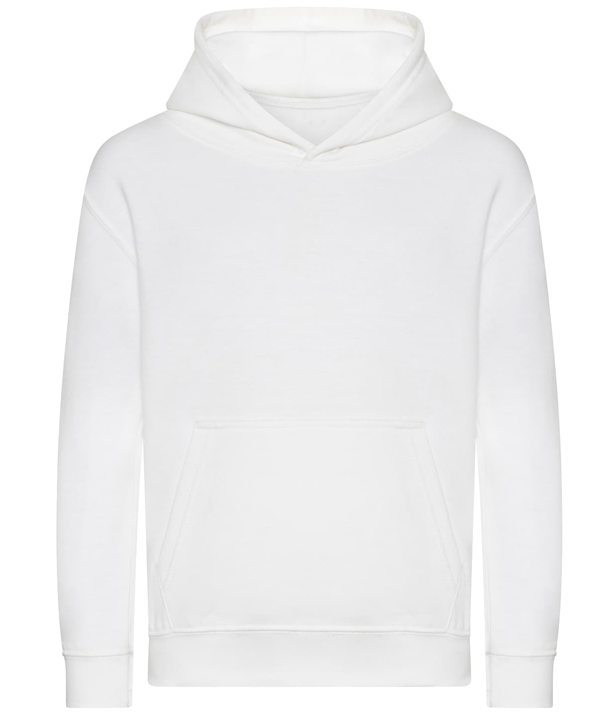 Kids organic hoodie — Size 1213, Colour Arctic White