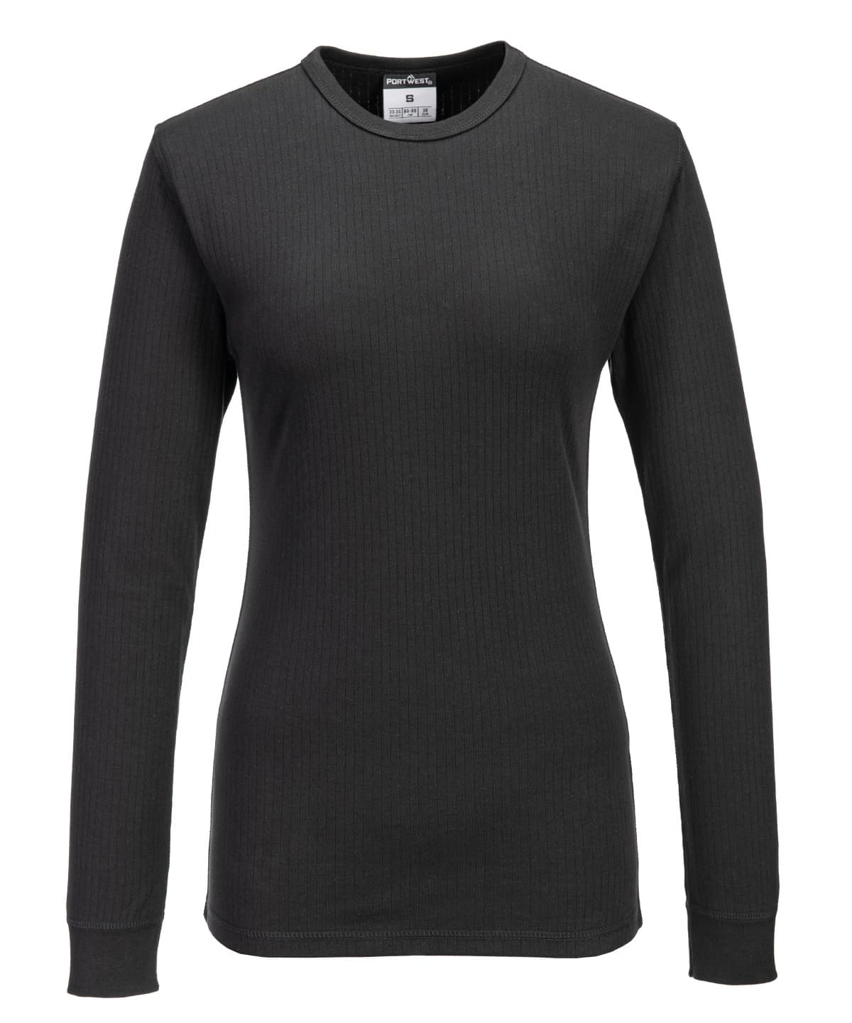 Women’s baselayer top — Size 2XL, Colour Black