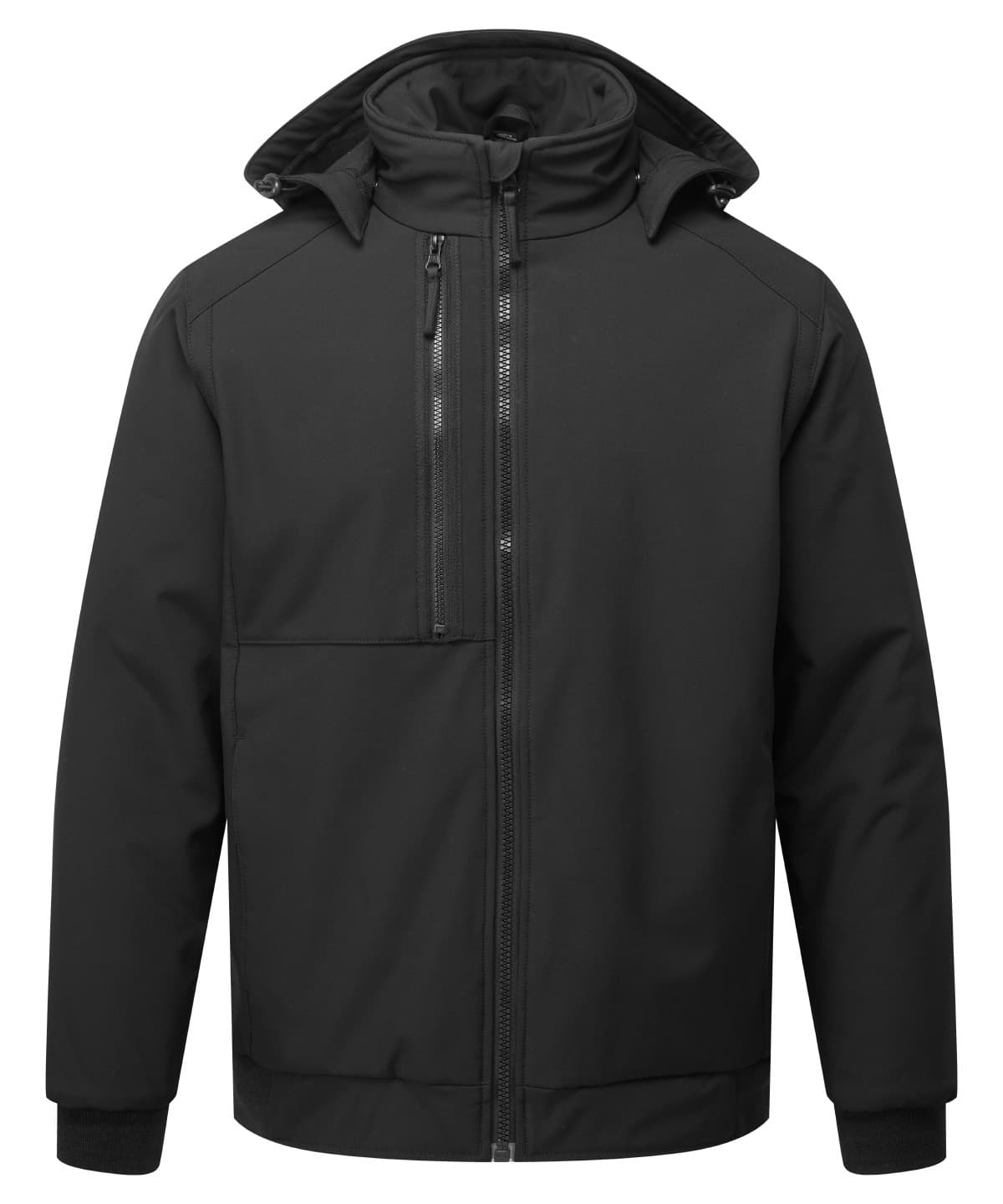 WX2 2-layer padded softshell — Size 2XL, Colour Black