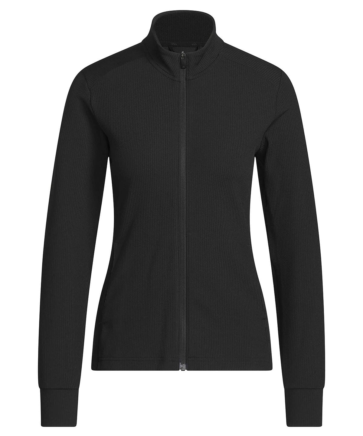 Women’s performance texture full-zip jacket — Size L, Colour Black