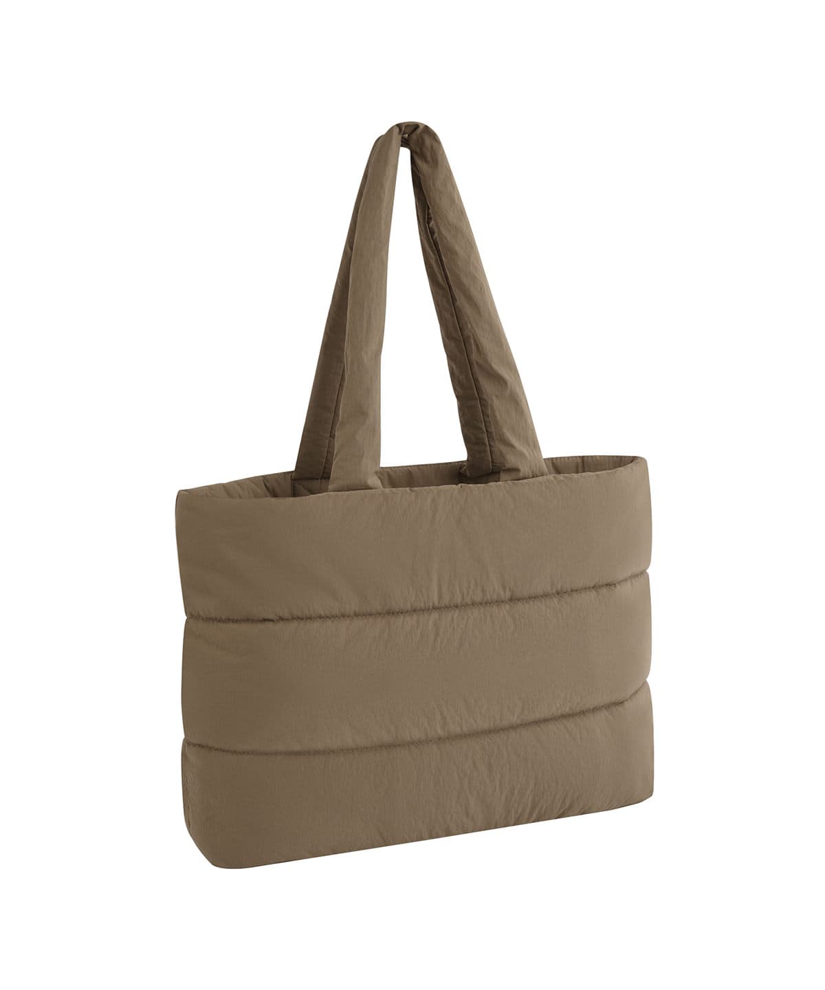 Quilted tote bag — Size One size, Colour Earthy Green