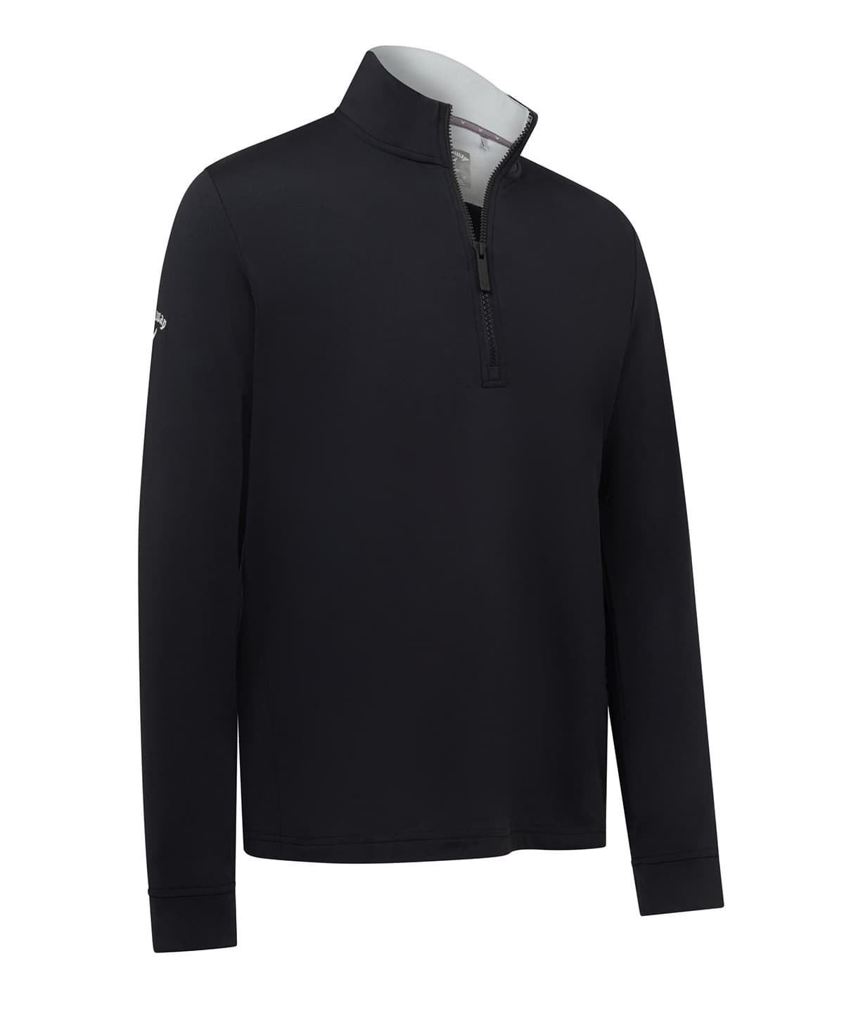 1/4-zip pullover — Size 2XL, Colour Caviar