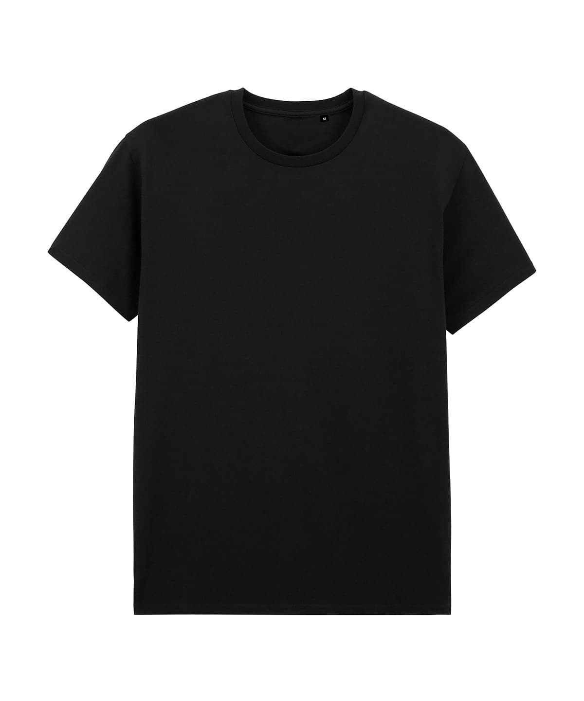 Light cotton adult no-label t-shirt — Size 2XL, Colour Black