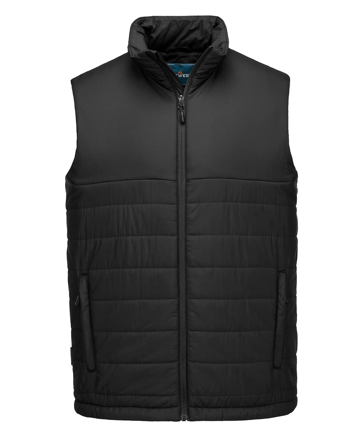 Professional insulated baffle gilet (S606) — Size 2XL, Colour Black