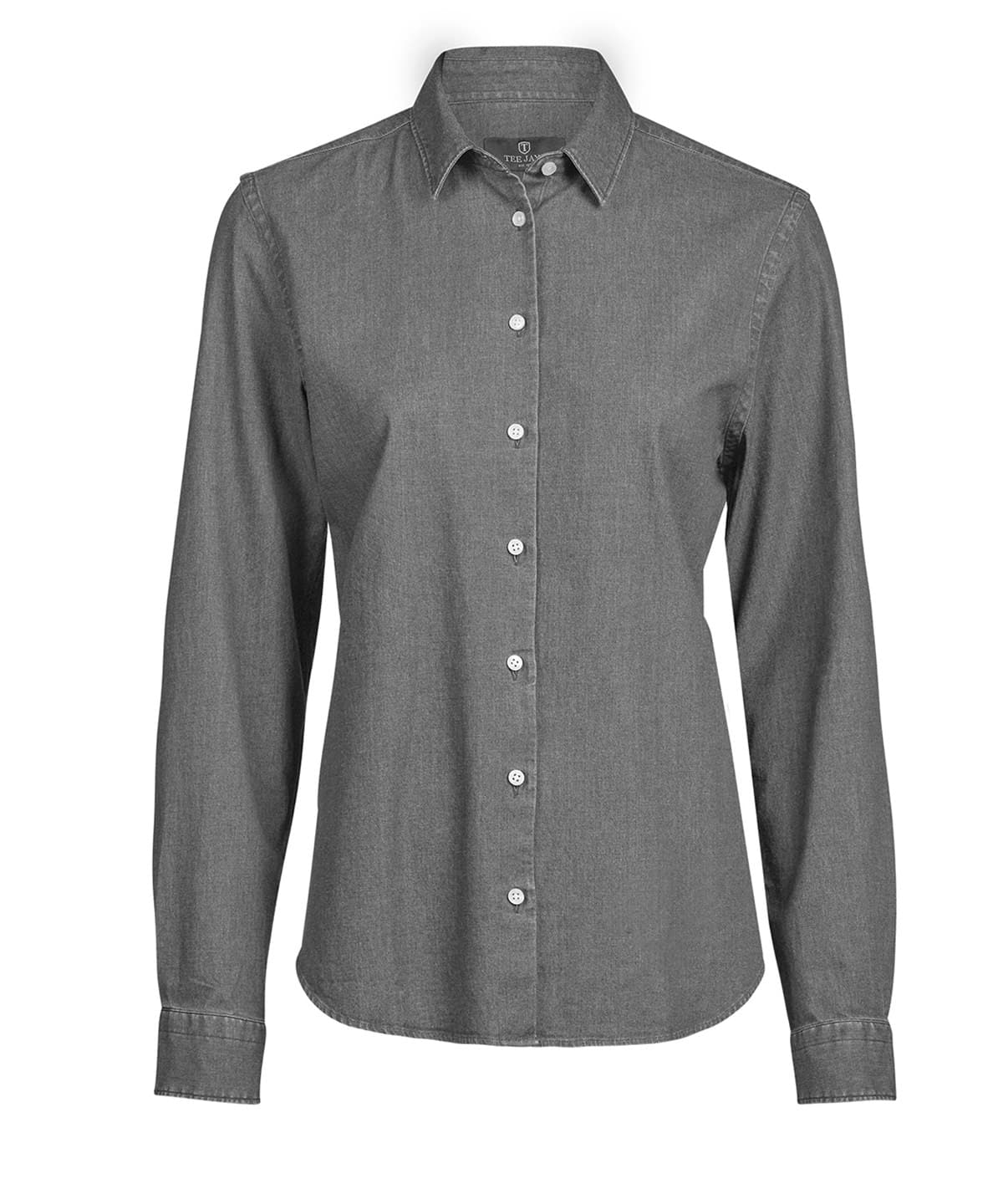 Women’s denim shirt (4005) — Size 2XL, Colour Black Denim