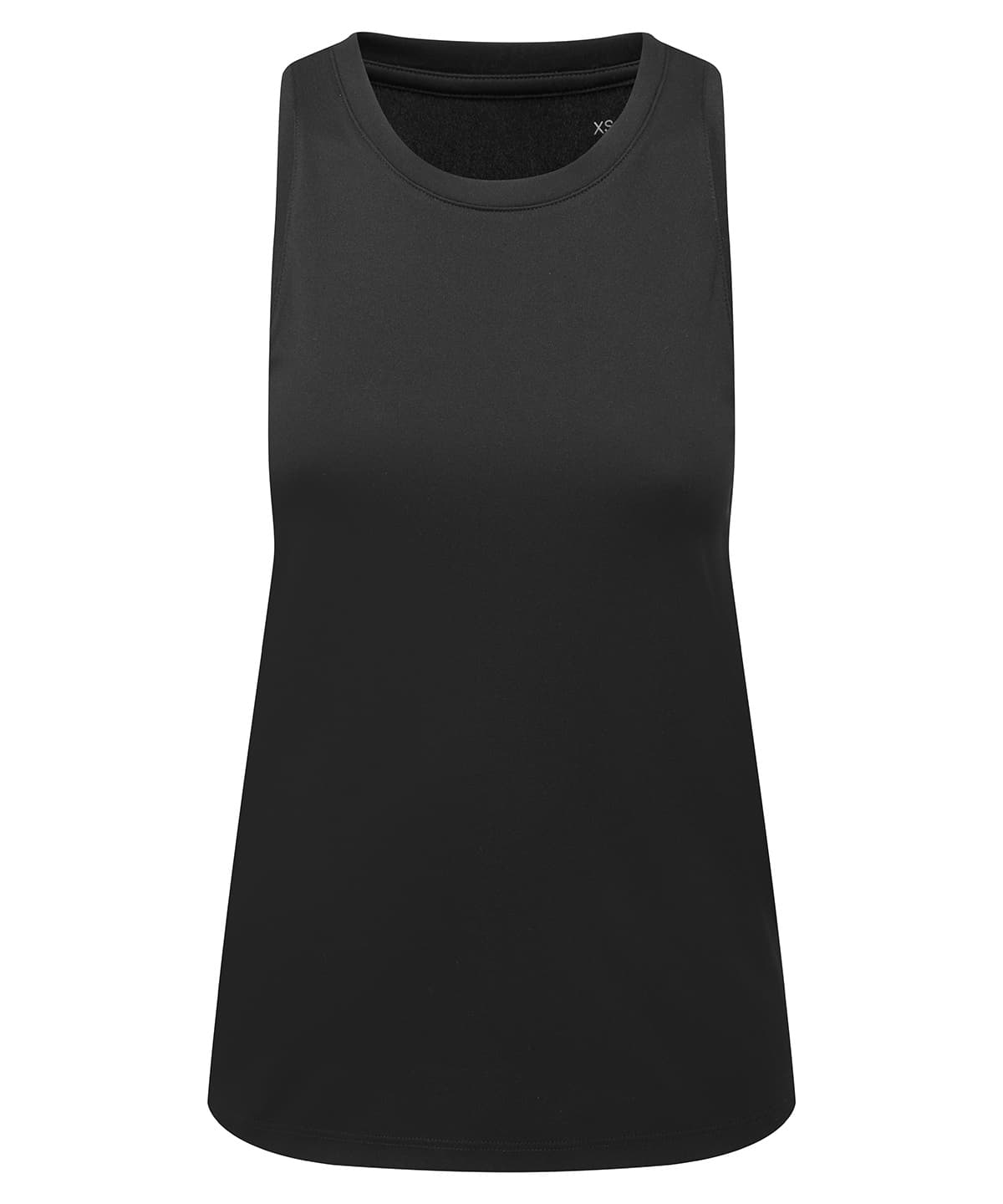 Women's TriDri ion-charge easy fit tank top — Size L, Colour Black