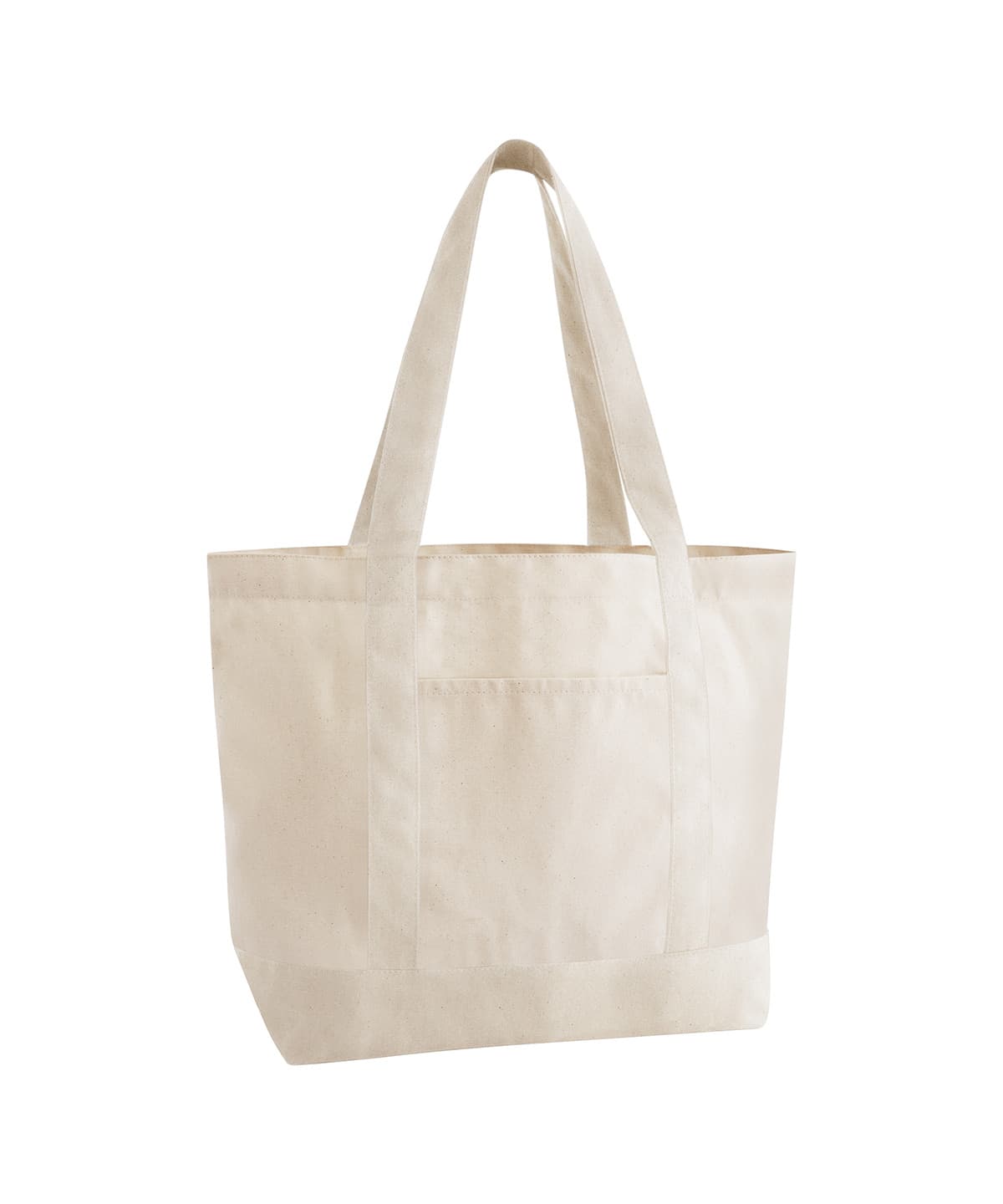 EarthAware® organic varsity shopper — Size One size, Colour Natural