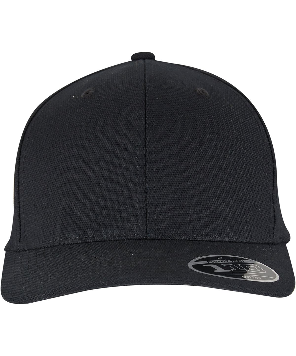 110 Flexfit curved snapback (9293) — Size One size, Colour Black