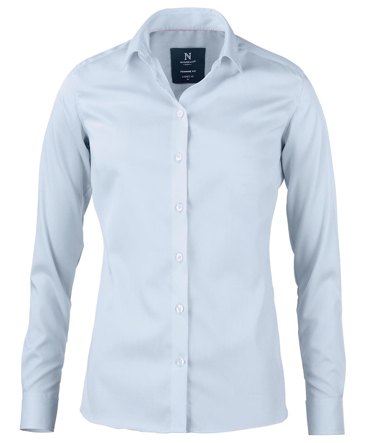 Women’s Portland – super non-iron business shirt — Size 2XL, Colour Light Blue