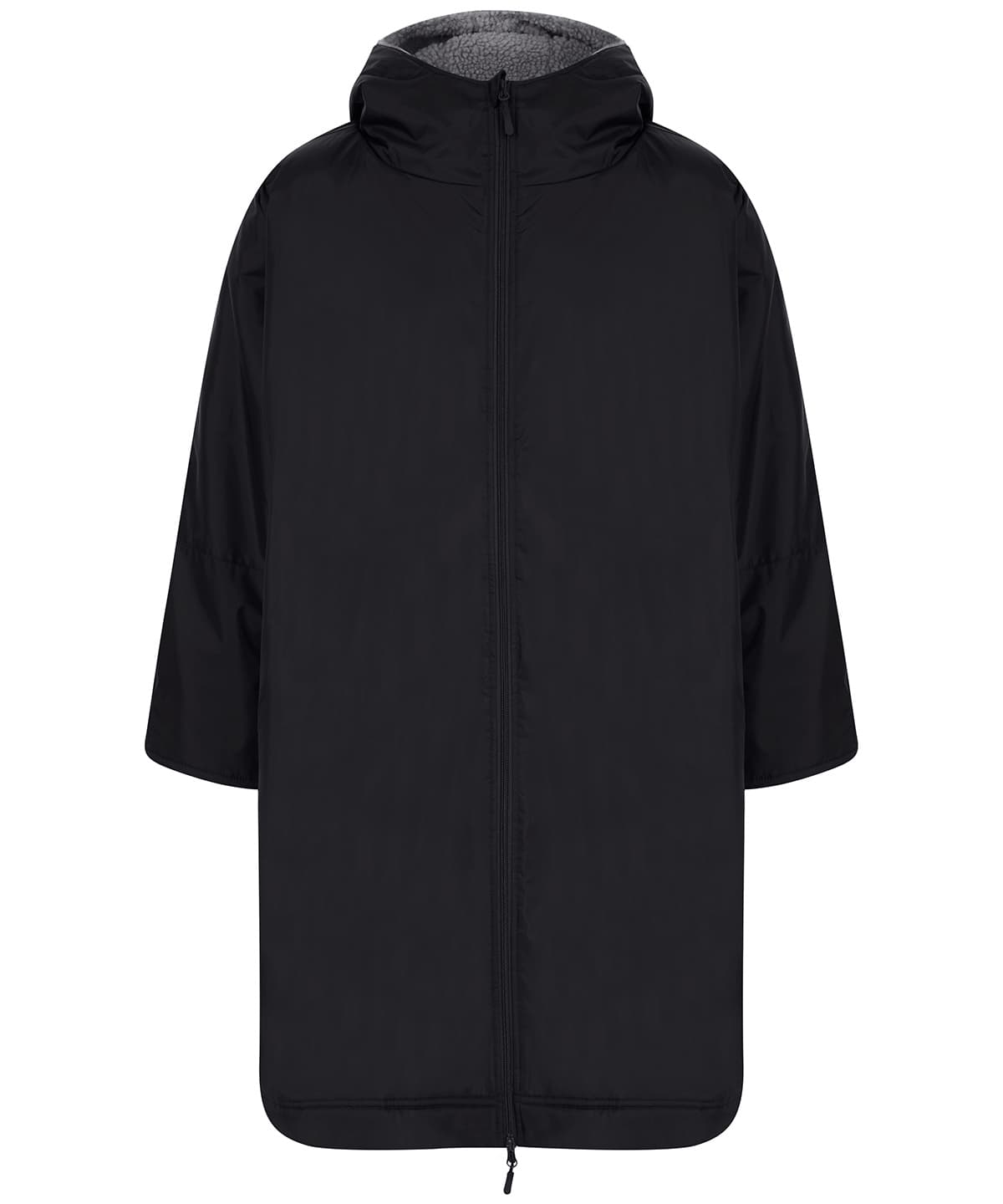 Kids all-weather robe — Size 5/8, Colour Black