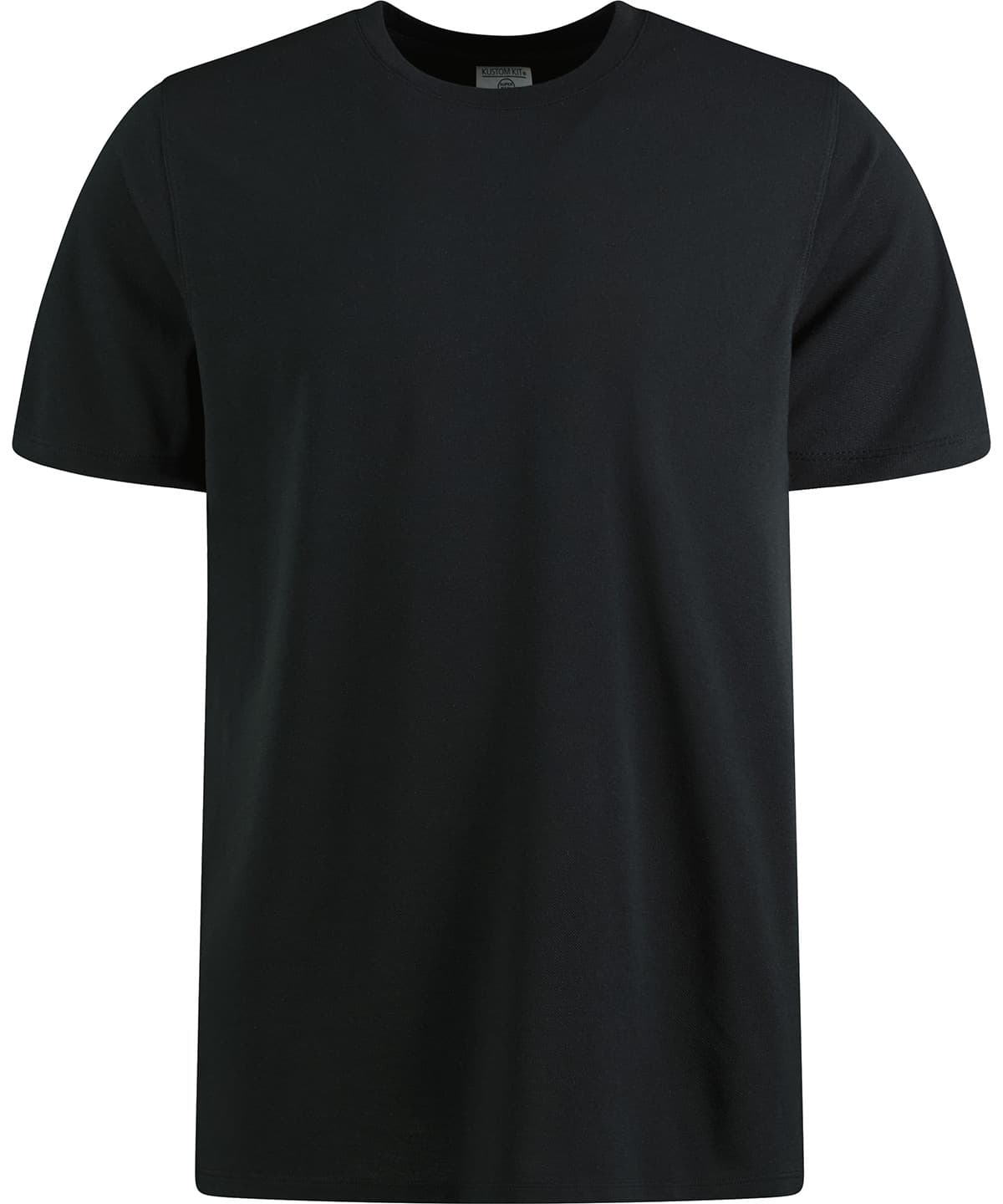 Superwash® 60° piqué tee (regular fit) — Size 2XL, Colour Black