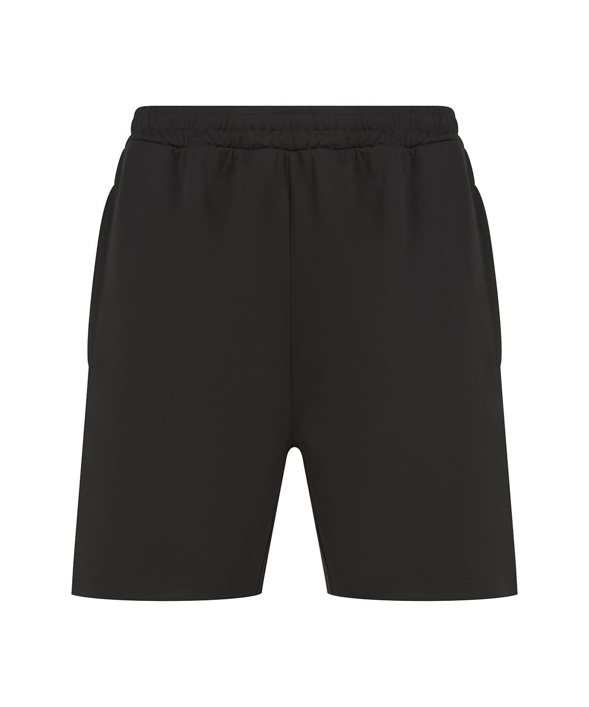 Knitted shorts with zip pockets — Size 2XL, Colour Black