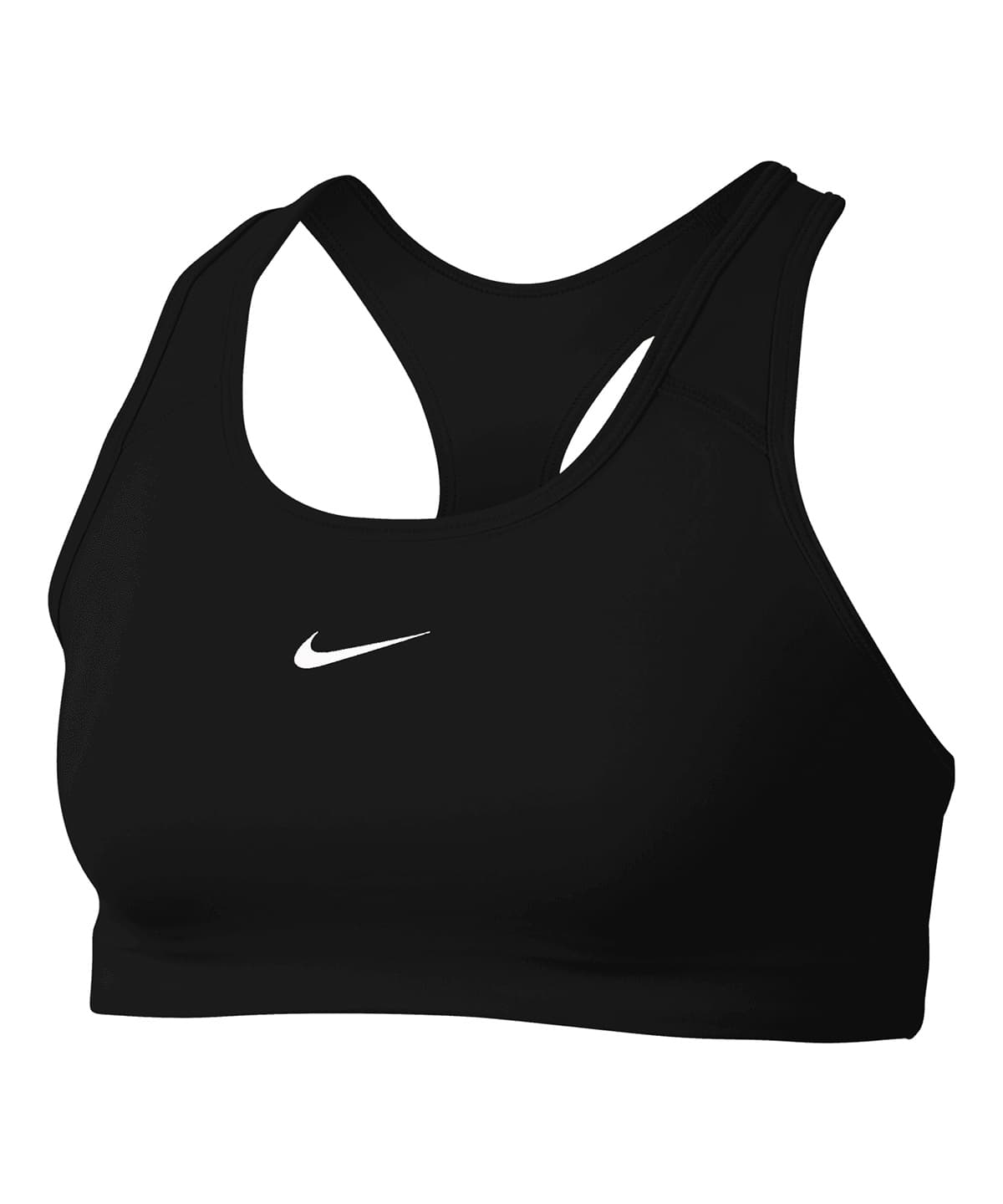 Women’s Nike Dri-FIT Swoosh one-piece bra — Size L, Colour Black/White
