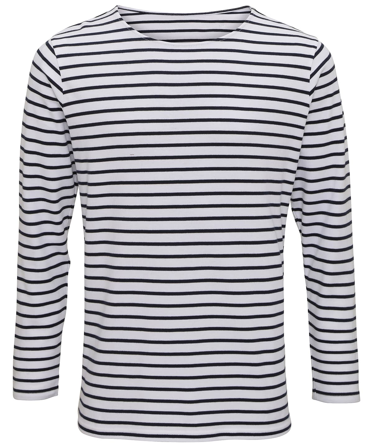 Men's Marinière coastal long sleeve tee — Size 2XL, Colour White/Navy