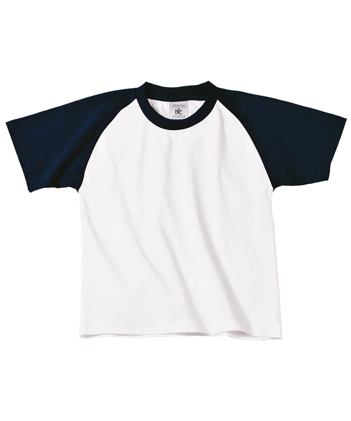B&C Baseball /kids — Size 1214, Colour White/Navy