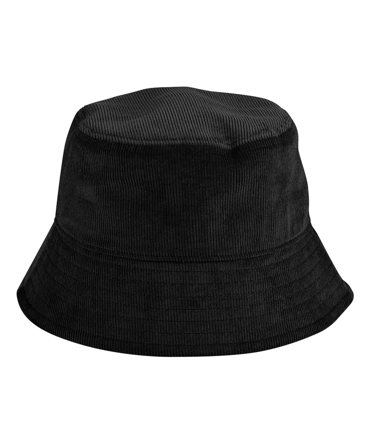 EarthAware® organic cord bucket hat — Size L/XL, Colour Black
