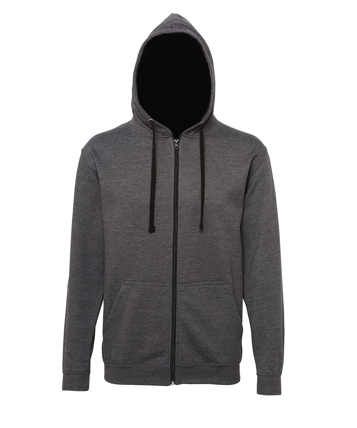 Varsity zoodie — Size 2XL, Colour Charcoal/Jet Black