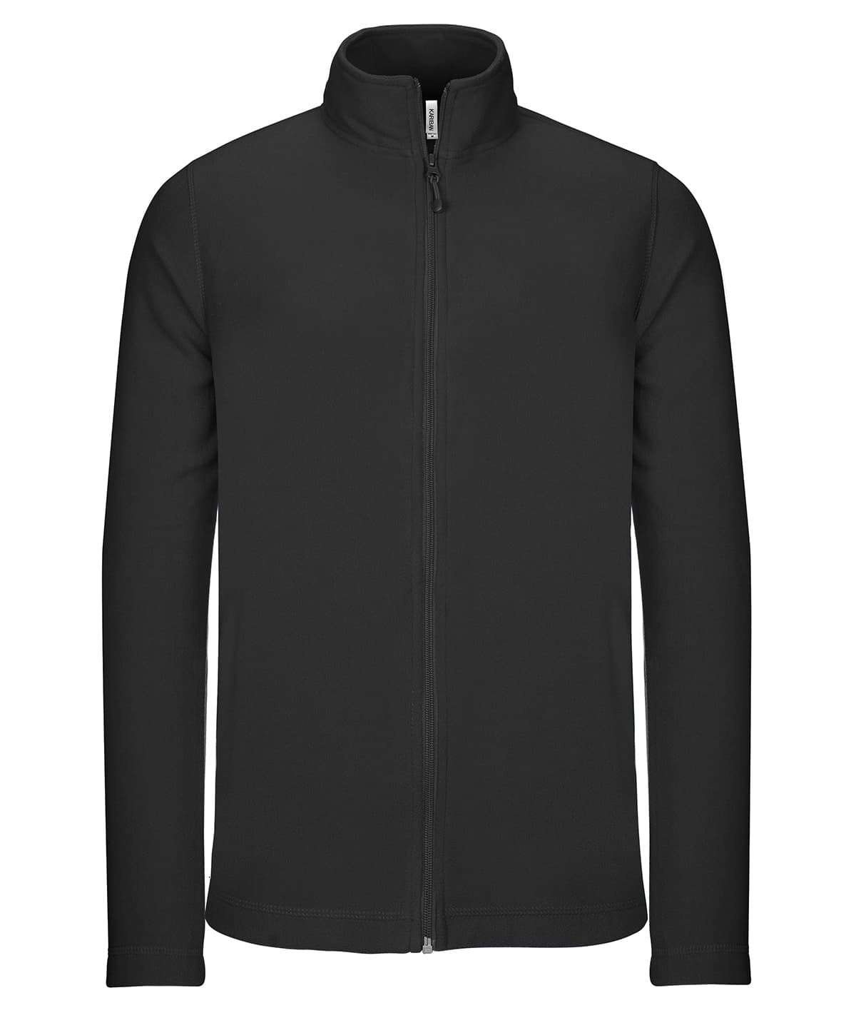 Full-zip microfleece jacket — Size 2XL, Colour Black