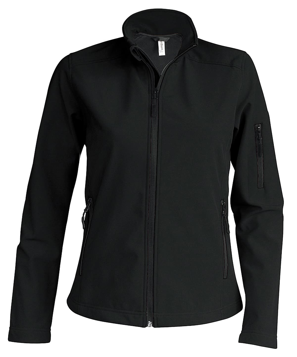 Ladies' softshell jacket — Size L, Colour Black