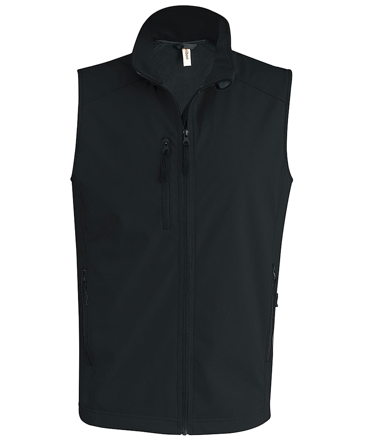 Men's softshell bodywarmer — Size 2XL, Colour Black