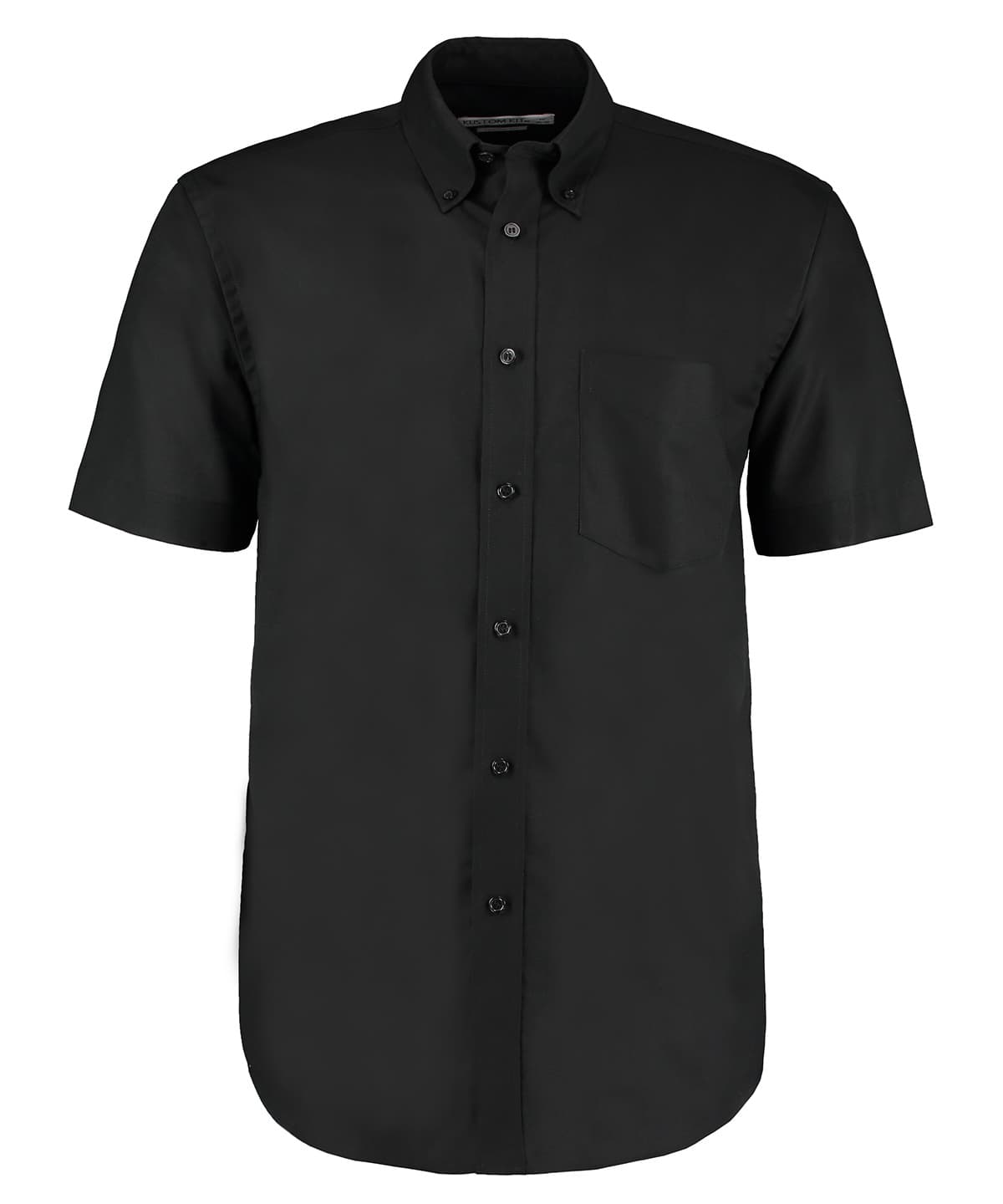 Workplace Oxford shirt short-sleeved (classic fit) — Size 14.5, Colour Black