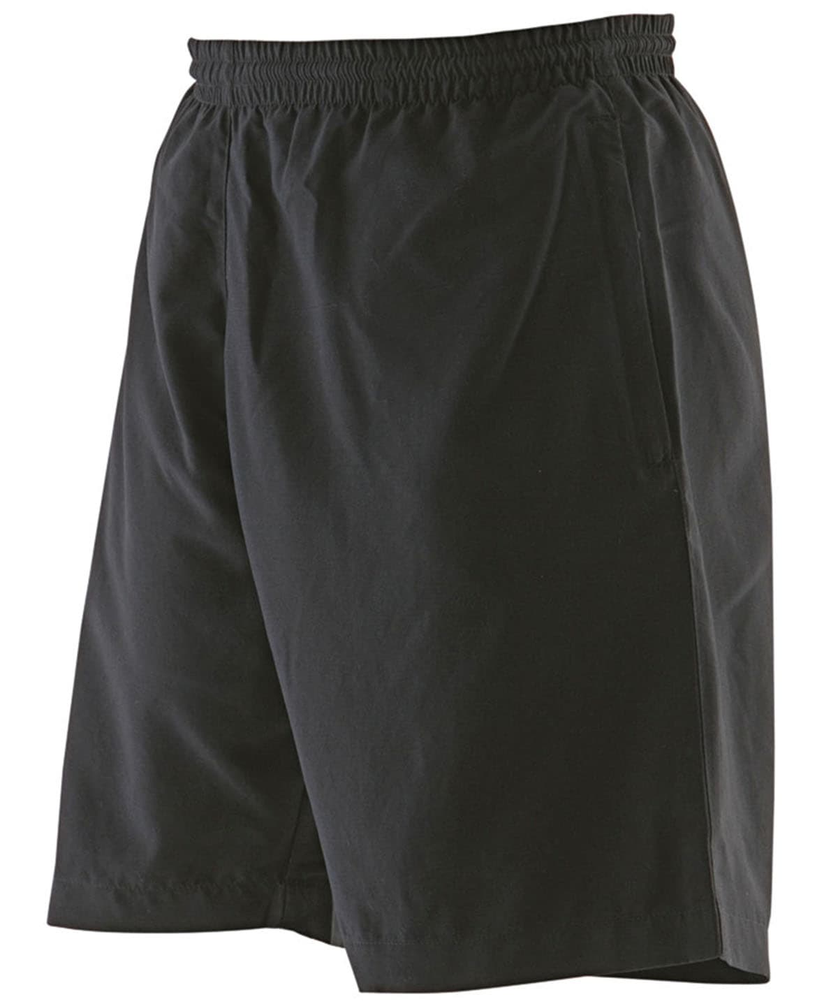 Women's microfibre shorts — Size 2XL, Colour Black