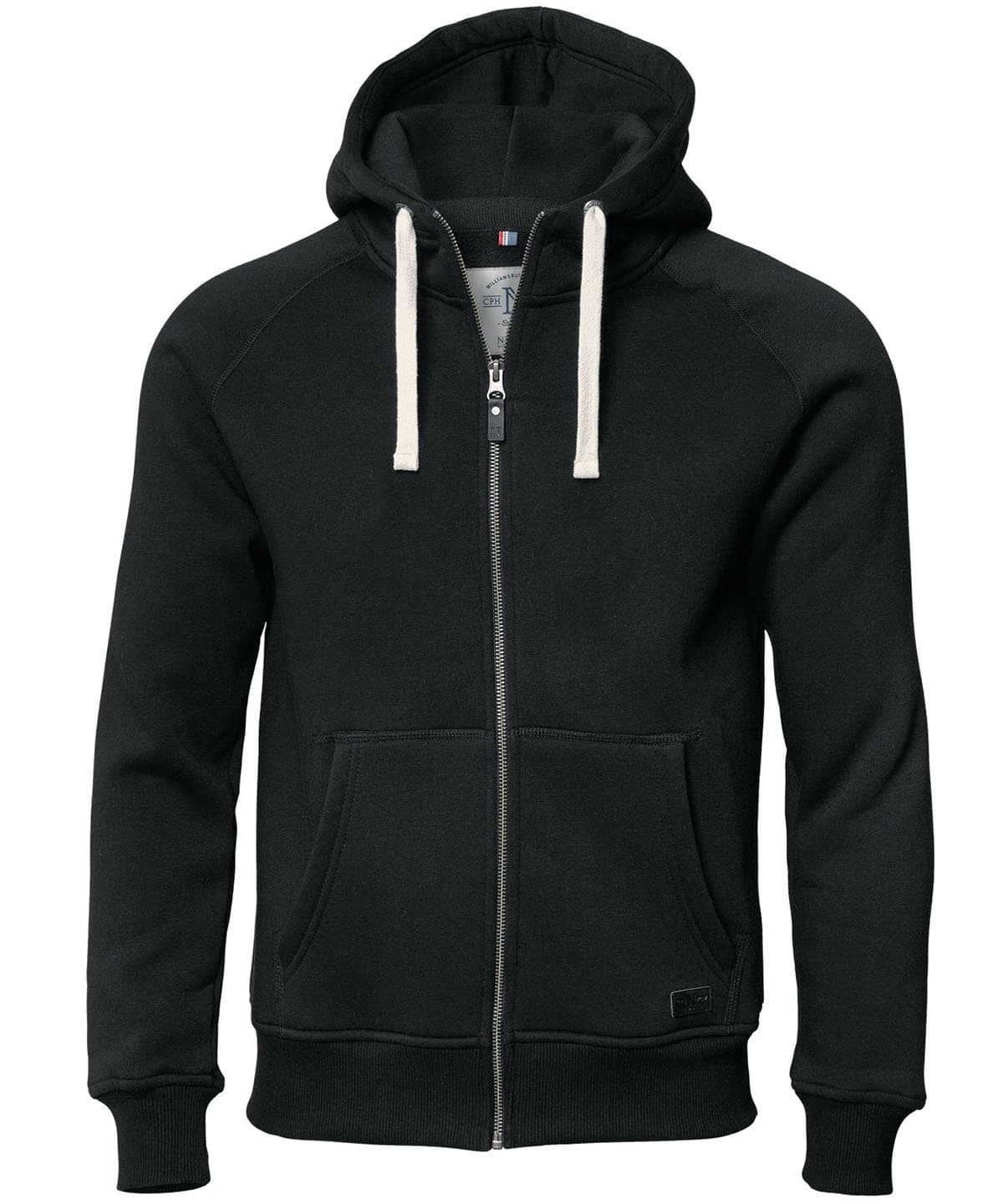 Williamsburg – fashionable hooded sweatshirt — Size 2XL, Colour Black*