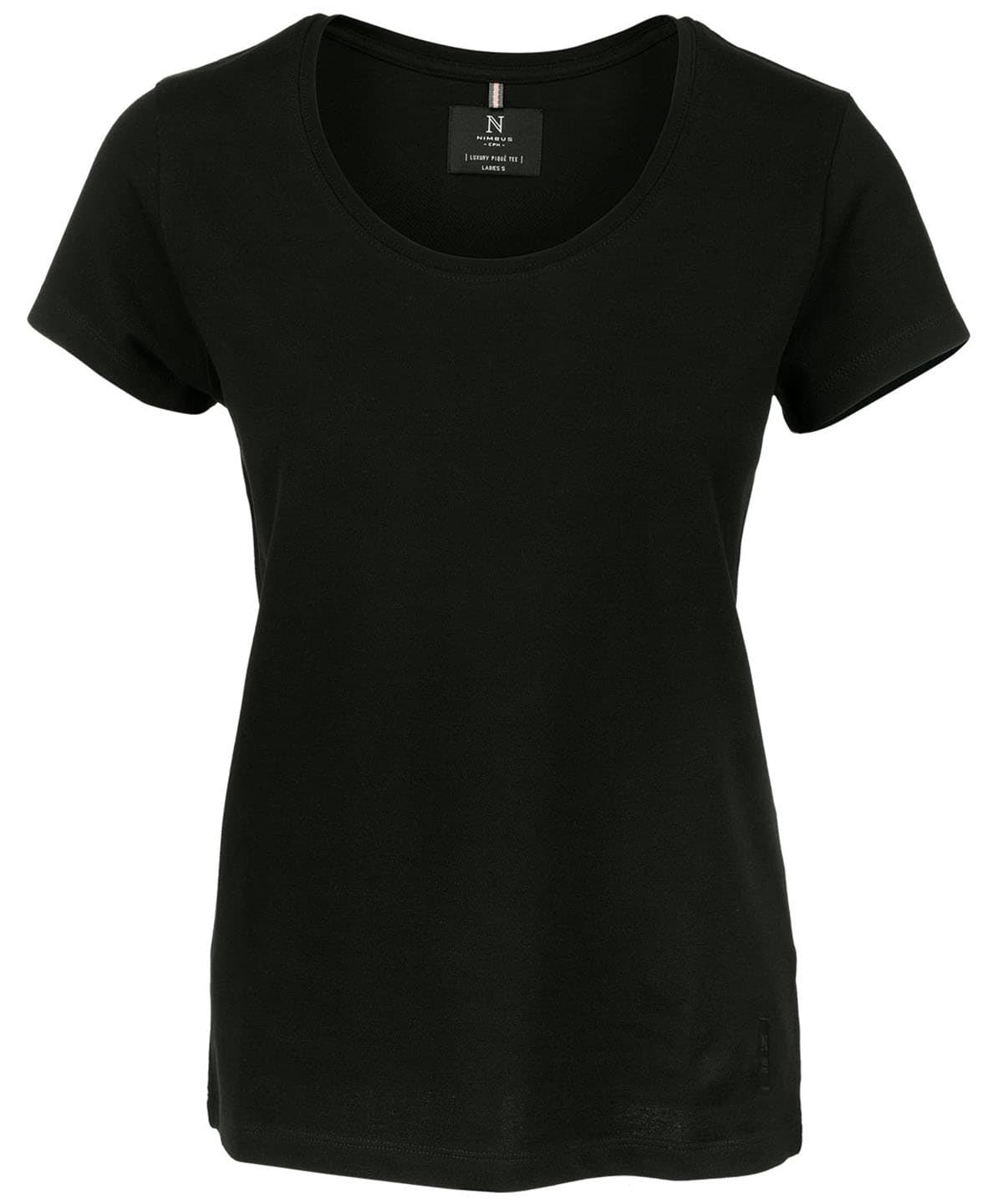 Women’s Danbury – the piqué tee — Size 2XL, Colour Black