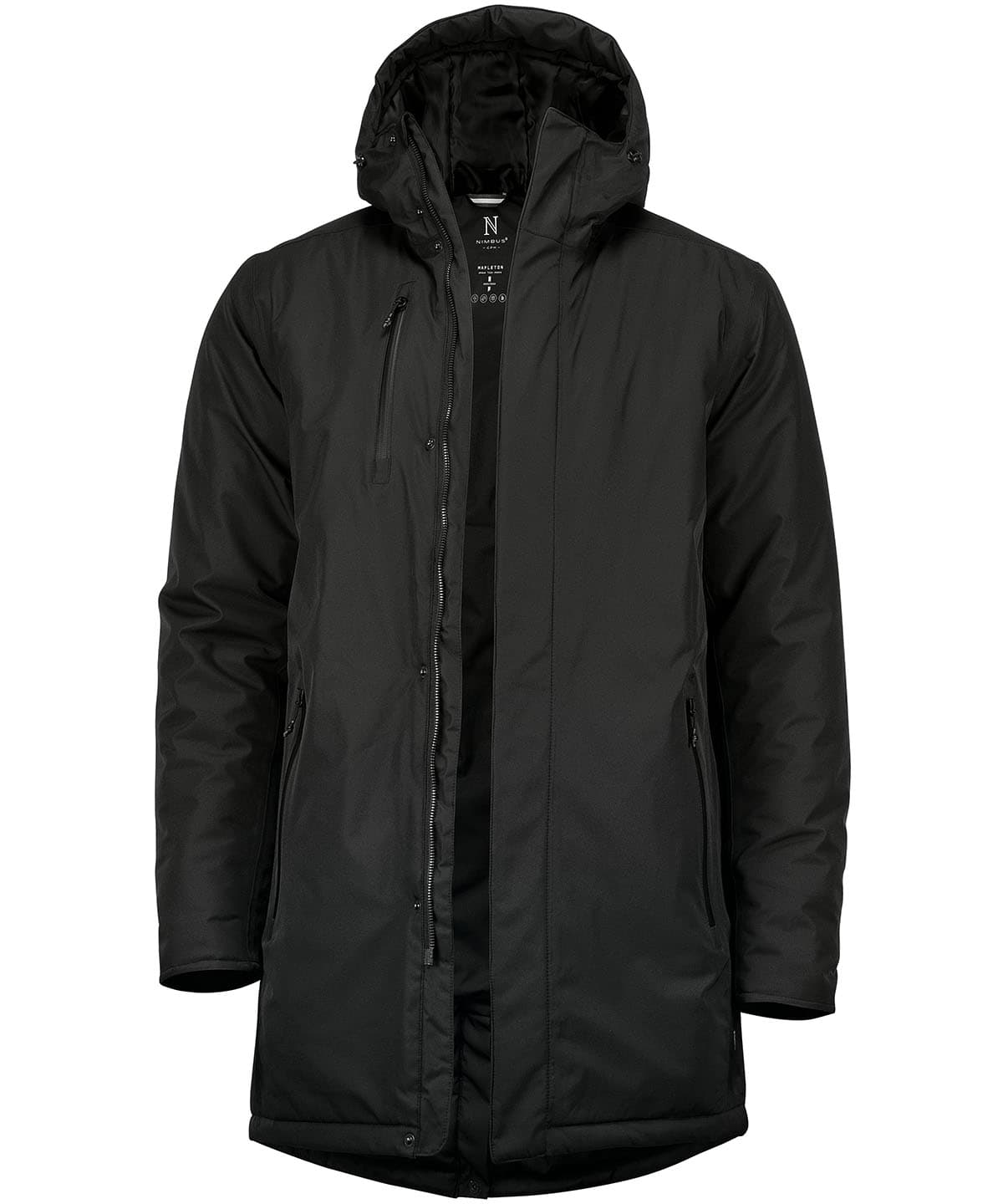 Mapleton – urban tech parka jacket — Size XL, Colour Black