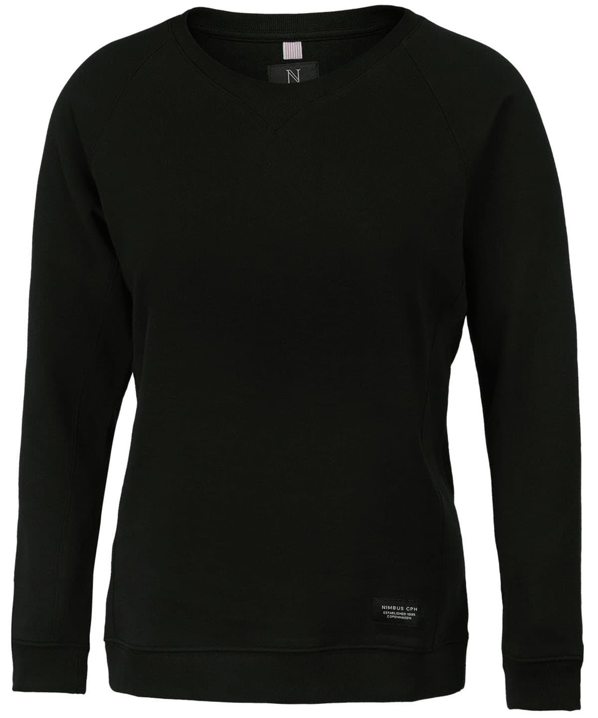 Women’s Newport – luxury lightweight crewneck — Size 2XL, Colour Black