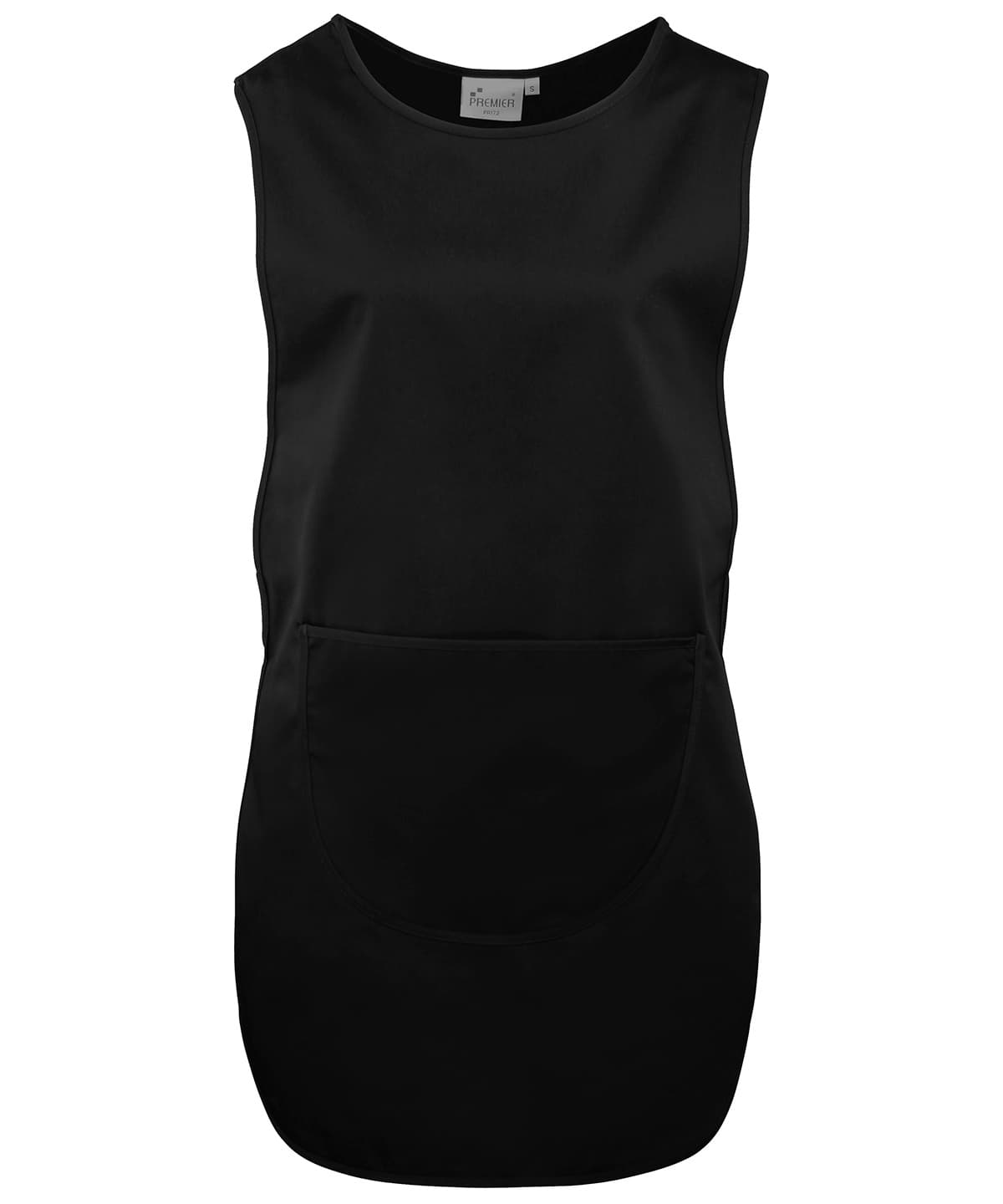 Long length pocket tabard — Size L, Colour Black