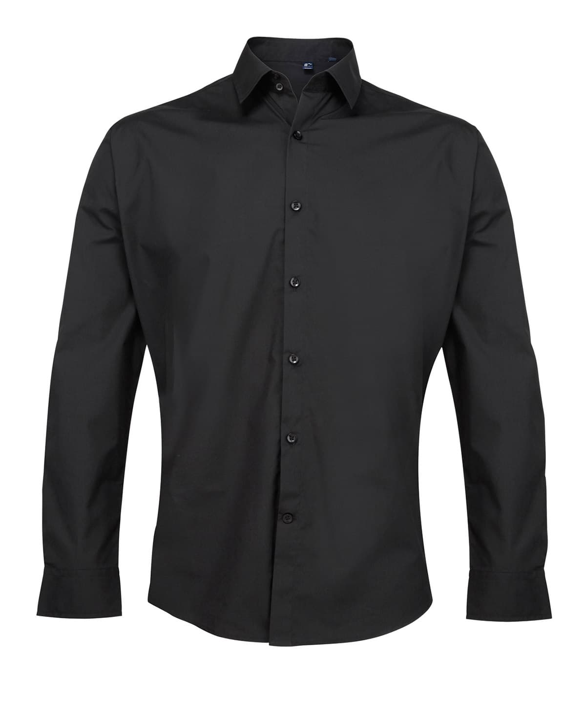 Supreme poplin long sleeve shirt — Size 14.5, Colour Black