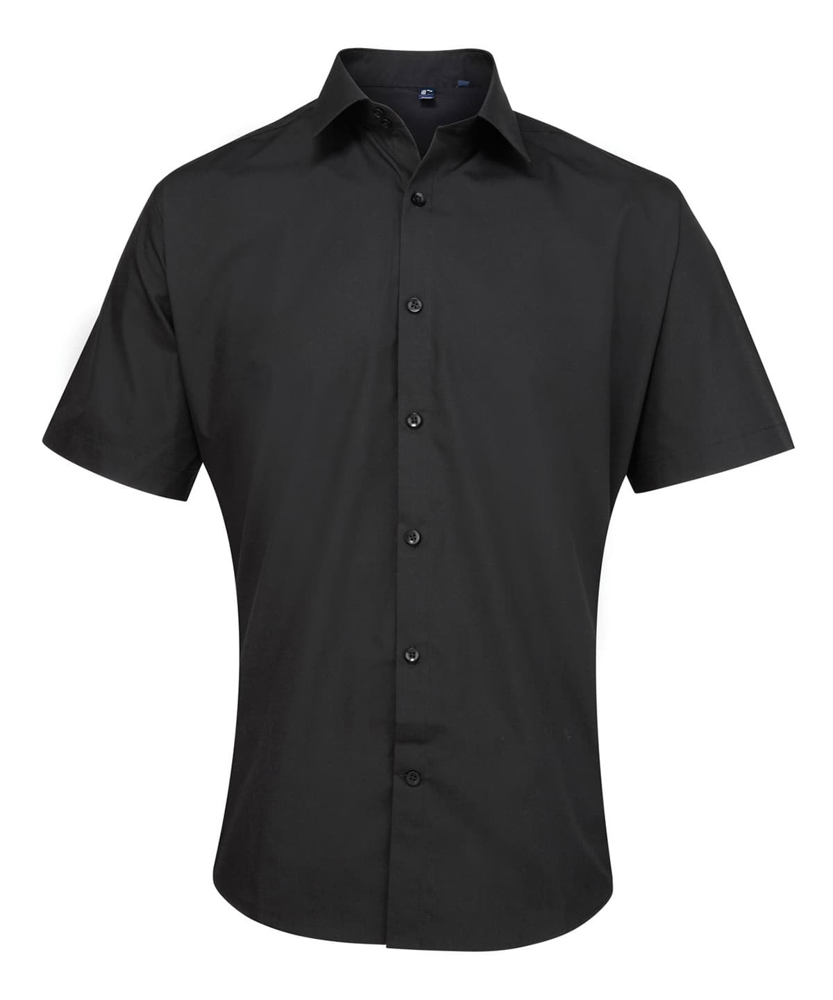 Supreme poplin short sleeve shirt — Size 14.5, Colour Black