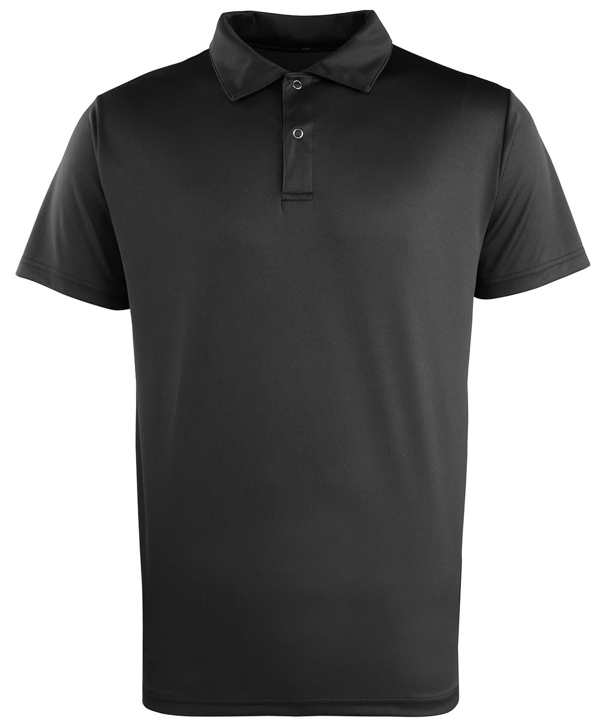 Coolchecker® studded polo — Size 2XL, Colour Black