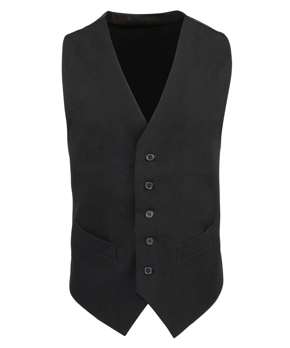 Lined polyester waistcoat — Size 2XL, Colour Black